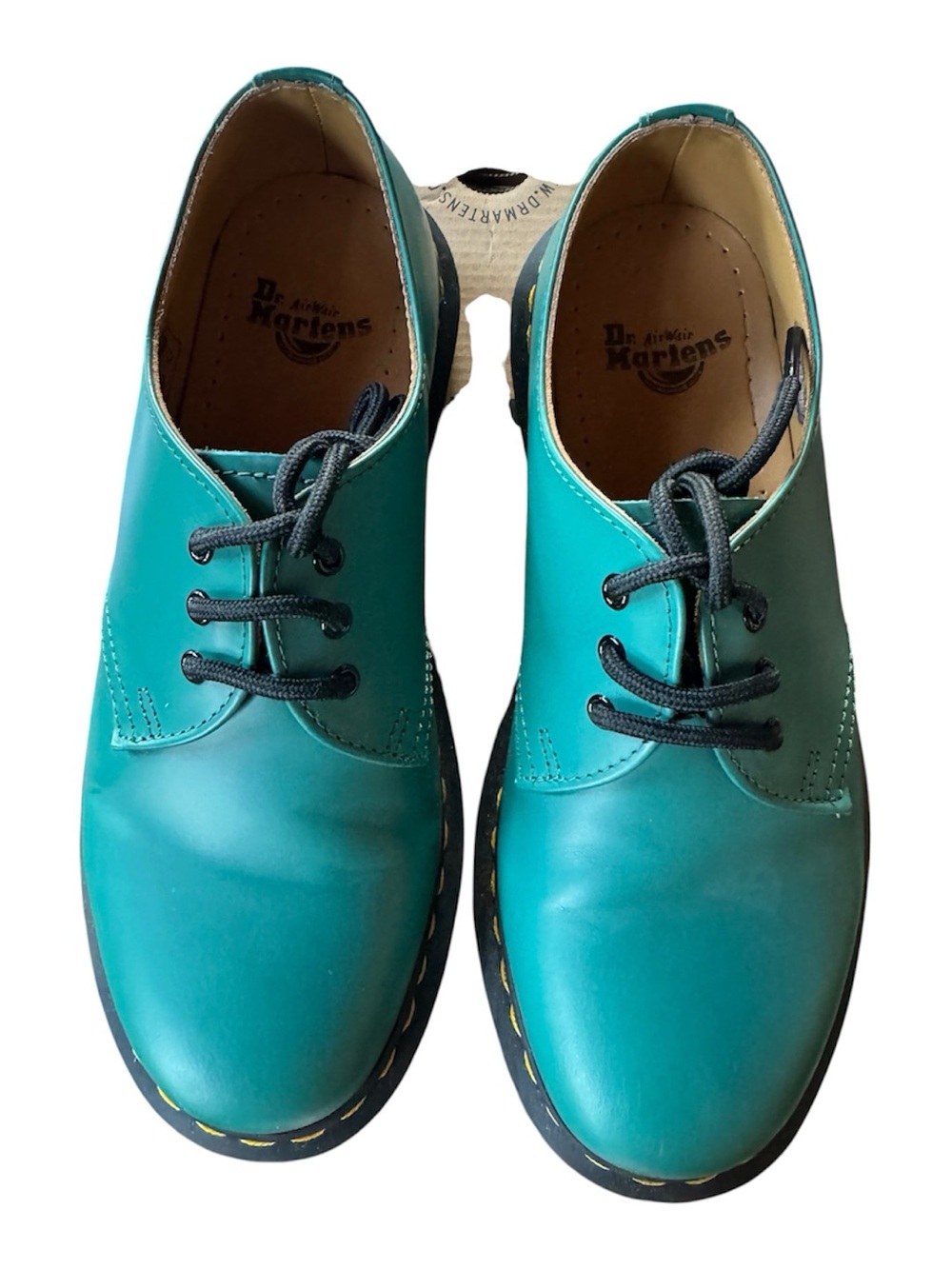 Dr. Martens 1461 Teal Lace-Up Leather Oxfords. Unisex. US Women’s 6/Mens 5. EU37